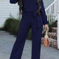 Tie Belt Jumpsuit