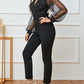 Pretty in Sheer Long Sleeve Jumpsuit